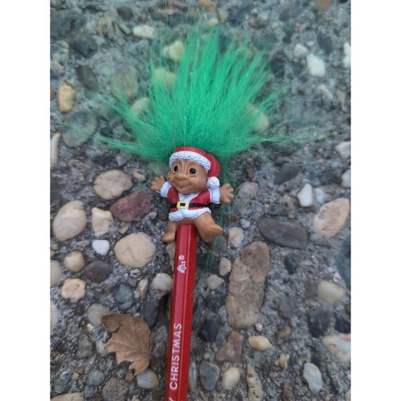 Vintage Retro Russ Red Father Merry Christmas Troll Santa Pencil Unused Russ - Picture 2 of 10